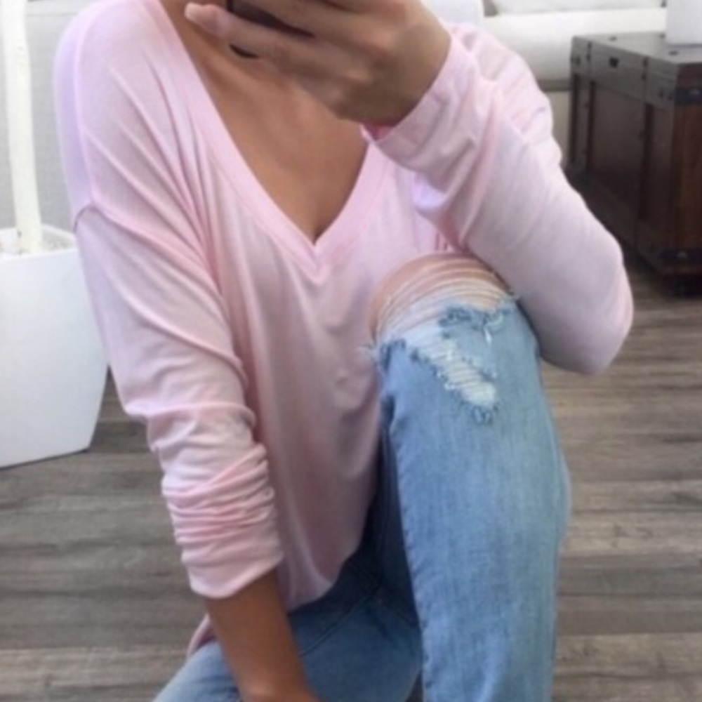 Long Sleeved V Neck